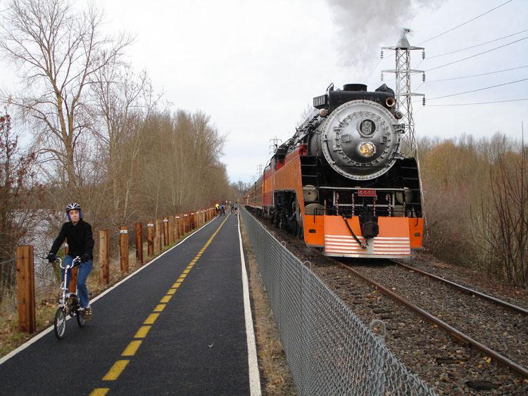 Trail Design Guidelines 4.2.2 Minimum Required Setbacks Setback is measured from the nearest edge of the trail to the centerline of the nearest railroad track.