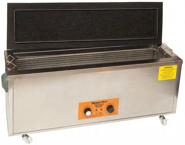 RELOADING POWER PRO & ACCESSORIES OUR LARGEST, MOST POWERFUL ULTRASONIC CLEANER.