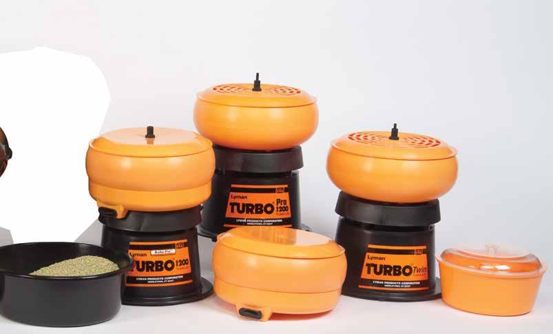 RELOADING VIBRATORY TUMBLERS Best Selection Best Value! F G Two Tumblers In One! E I F. PRO 1200 Turbo Tumbler Our best seller and a true value for reloaders.