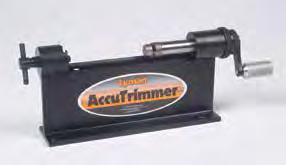 CASE TRIMMERS RELOADING Lyman Trimmers Include 9 Most Popular Trimmer Pilots Transform Your Trimmer into a Power Model Power Adapter Installs in Seconds!
