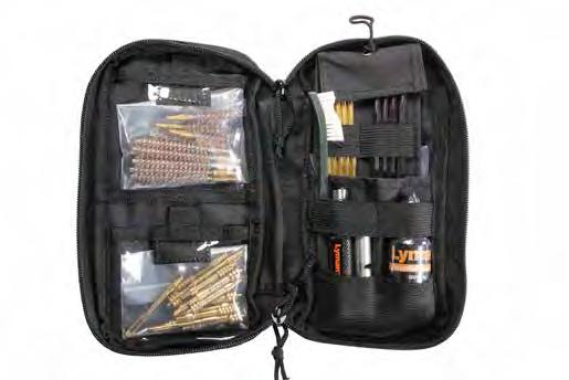 1 Lyman s Essential All-in-One Cleaning Kit A compact, portable, all-in-one cleaning kit for handgun or rifle shooters.