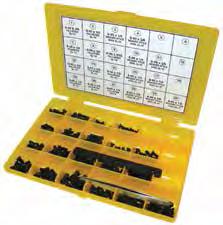 This set contains 12 each of 23 different hard to find screws that fit common applications in many guns.