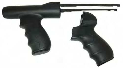 Available for 12 ga. models only listed below: Remington 870, Mossberg 500/590/600, Maverick 88. Front Grip (Moss.