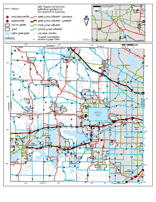 Map VII-2 RECOMMENDED JURISDICTIONAL HIGHWAY