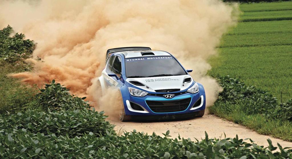 WRC S NEWEST: HYUNDAI TO RETURN Words: Handbrakes & Hairpins Picture: Newspress Hyundai is poised to return to the FIA World Rally Championship (WRC) and has this week unveiled a rally-ready version