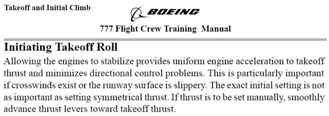 11. Takeoff 11.1. HDG/TRK Select (and HOLD) for takeoff While Heading/Track Select will engage on the ground, and might even seem like a good idea when ATC want runway heading, or a turn straight