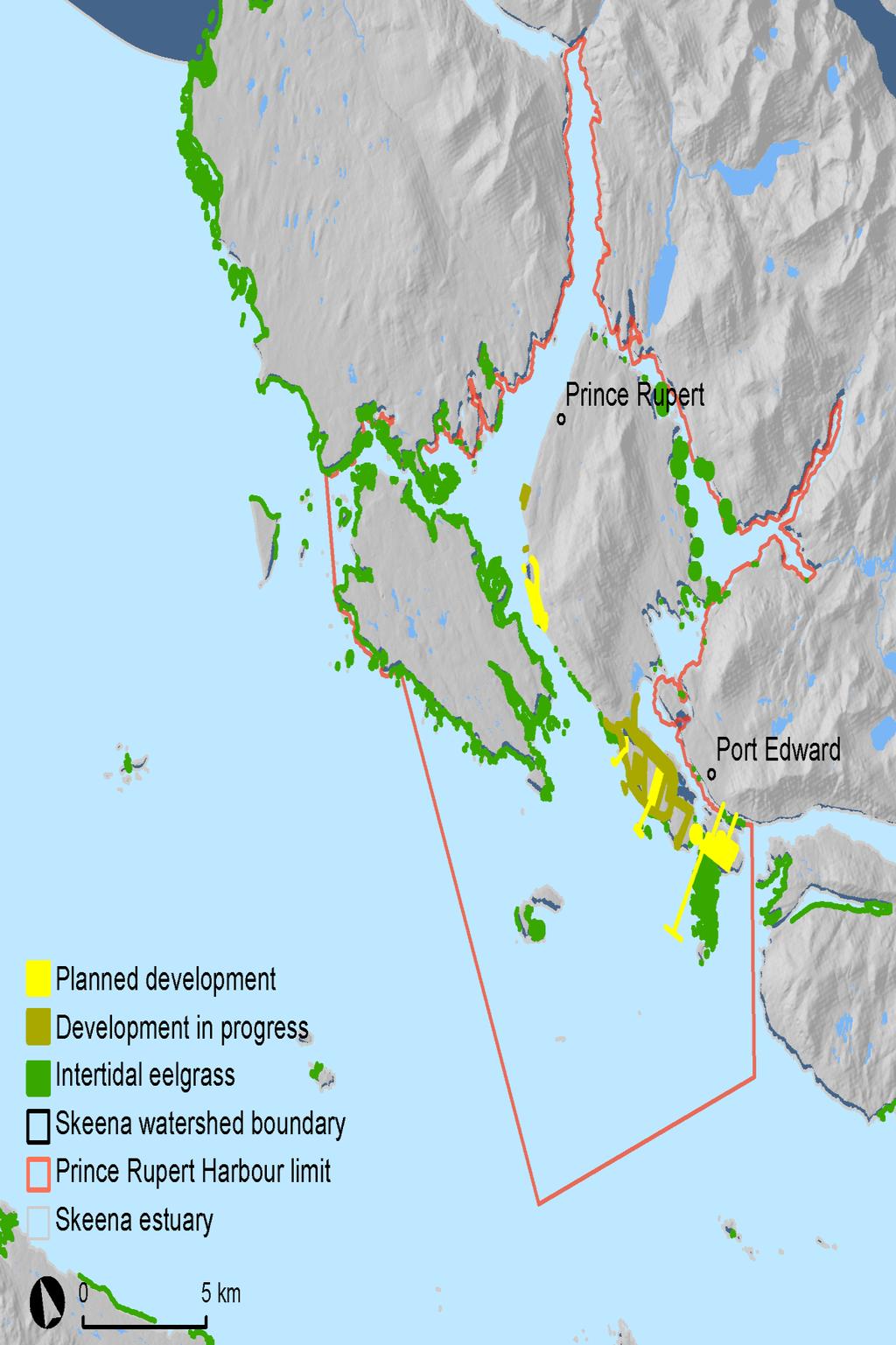 Potential wind power tenures Harbour development Anchorages Anchorages