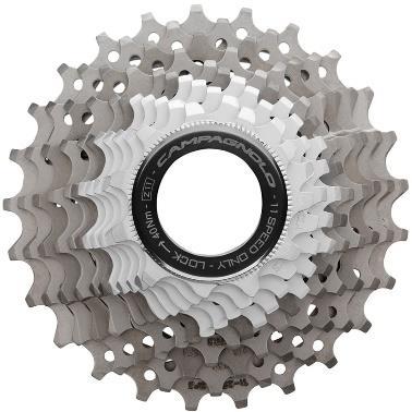 3.3.3.2 Existing Design #2: Campagnolo Super Record Cassette The Campagnolo Super Record cassette features six titanium sprockets, has a nickel-chrome surface treatment to increase the life of the