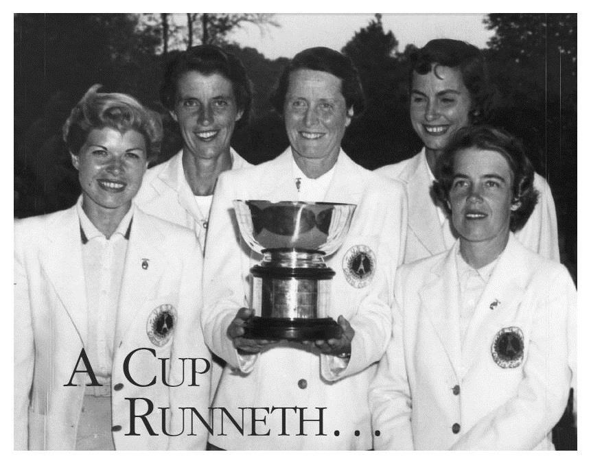 Edith Flippin (holding Curtis Cup in photo) Moselem Springs founding member 3-time PA Women s Amateur