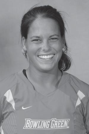 .. had assists on both 2 at Kent State 11/2/04 goals in the 2-1 OT win at #1 seed Kent State to open the MAC Tournament run... also assisted on both BG goals in 2-1 win over Northern Illinois.