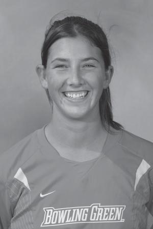 .. the goal, her first collegiate goal, came with 2 vs. Akron 9/19/03 just 44 seconds left off a Julie Trundle cross vs.