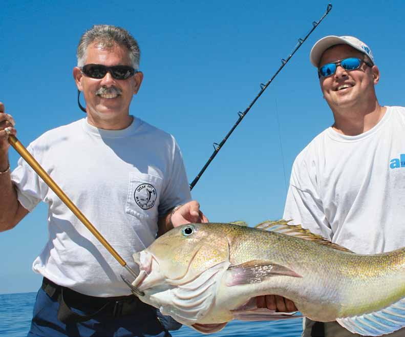 Stake a Claim The secret to catching giant golden tilefish is simple you need a good spot, and then you just need to keep your bait right on the bottom, says Capt.