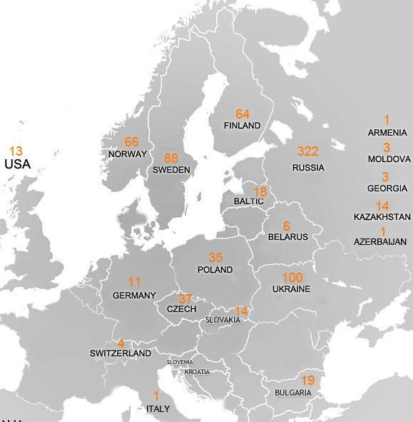 Vianor 820 stores in 22 countries Vianor Distribution spearhead for all product groups 28 new stores in Q2/2011, +49 in H1/2011 173 equity-owned, 647 franchising/partners Largest tyre chain in Nordic