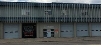 The west side is defined by the Fire Hall at the 21st Street intersection.