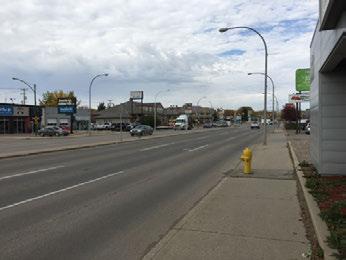 Access to and from properties occurs directly off of Idylwyld Drive and from mid-block laneways.
