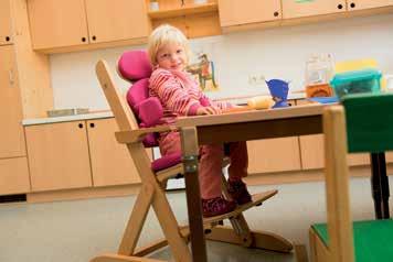 Learning to sit in a correct position early on helps to avoid possible damage through poor posture. Children with special needs sit more frequently in comparison to children without disabilities.