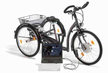 MOMO electric drives Mobility through support Motorised assistance when using a tricycle or therapy bike makes sense for many users and is sometimes necessary due to the indication.