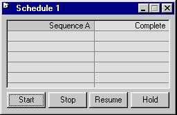 Dynamic Tools 2-53 The Sequence Control group is only available when you have added a sequence to the schedule.