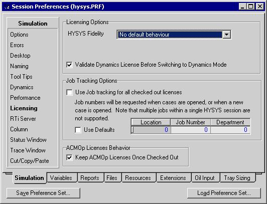 1-50 Aspen HYSYS Dynamics To activate the features available with the Aspen HYSYS Dynamics license: 1.
