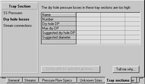 2-20 Dynamics Assistant You can view the tray section property view by double-clicking on the tray section name.