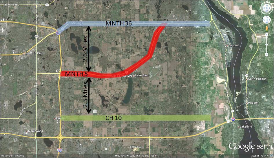 Implemented Safety Projects MnDOT has implemented a number of safety improvements along the MNTH 5 corridor in recent years, including: 2003 MNTH 5 between Manning Avenue to 58 th Street Speed limit