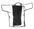12. Folding the judogi Motto Place the pants on top of the jacket. Be Master of Yourself Mission statement Fold both the jacket sleeves in.