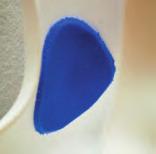 Pictured: Plastazote on a Softy liner. On a standard brace, this pad is placed underneath the regular padding.