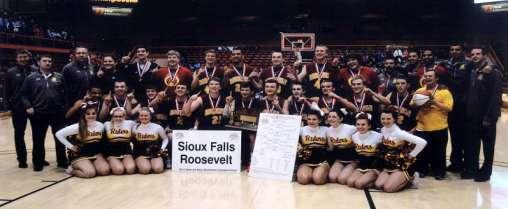 103rd ANNUAL BOYS STATE BASKETBALL TOURNAMENT Class AA Championship Series Sioux Falls- March 20-22, 2014 CLASS AA CHAMPIONS SIOUX FALLS ROOSEVELT Team Members Include: Head Coach: Lee Taylor, Devon
