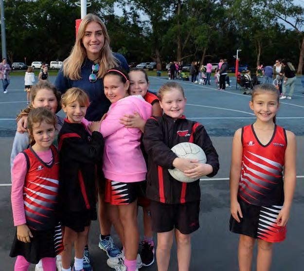 Coach: Tina 9s Shimmer with their coach Gemma TIP: be sure to like the GNA (Gosford Netball Association) Facebook page to stay up to date with news, wet weather calls and information and