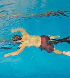 Swimming Rescues. Submerged Victims An unconscious victim can come to rest anywhere between the surface and the bottom.