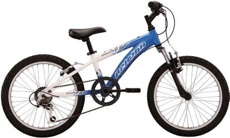 Quick release front wheel for easy transport Black/Lime Eliminator 24 Lightweight 6061 alloy boys frame Suspension fork to smooth out the bumps