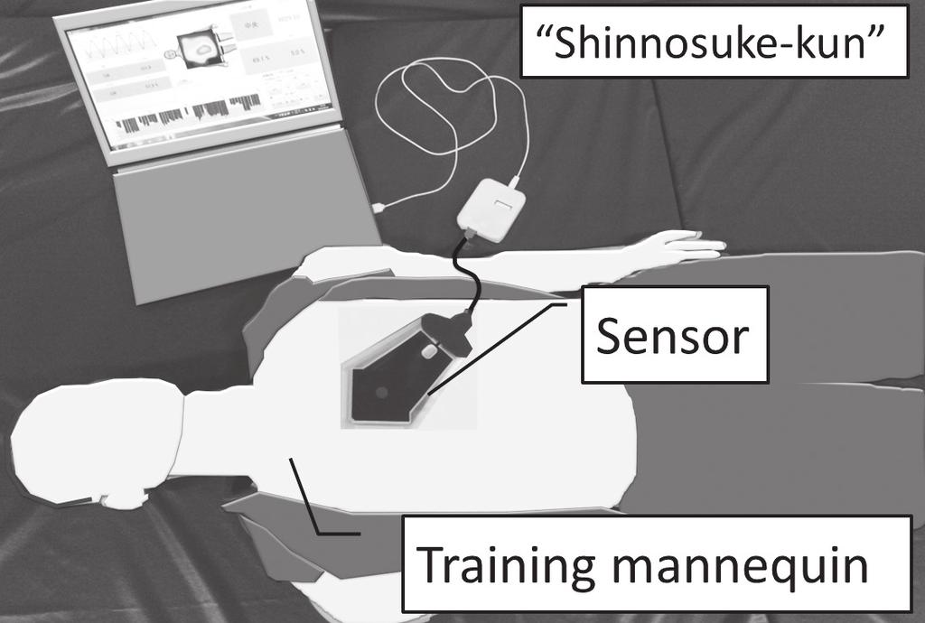 NEW AREAS Evaluation System for Chest Compression Training Shinnosuke-kun Youta KOKUBO*, Ichinosuke MAEDA, Shingo HIBINO and Kouichirou MINAMI