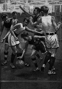 Basket ball is played between two teams of five players each.