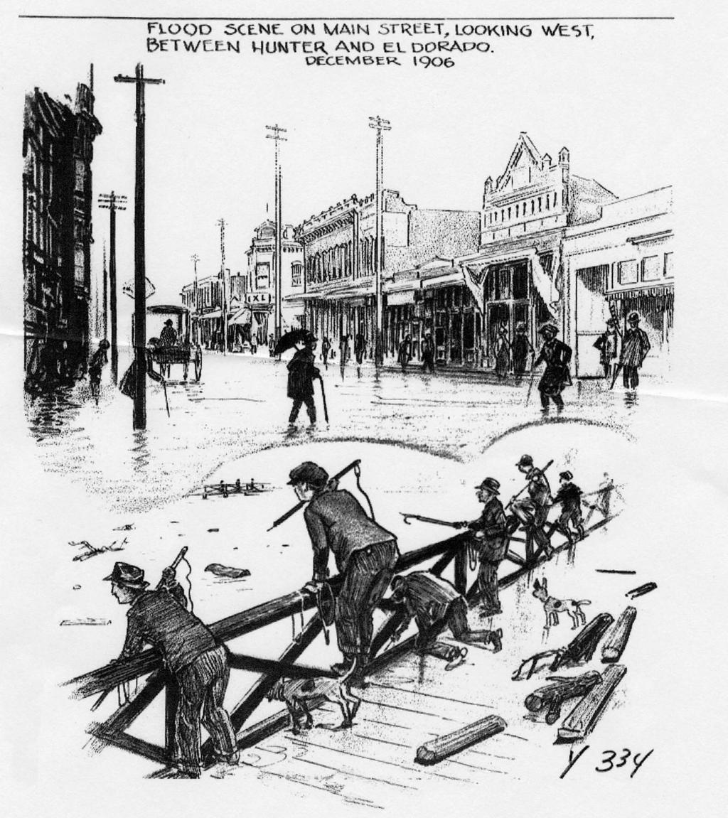 Figure 6. Stockton flood scene, December 1906.