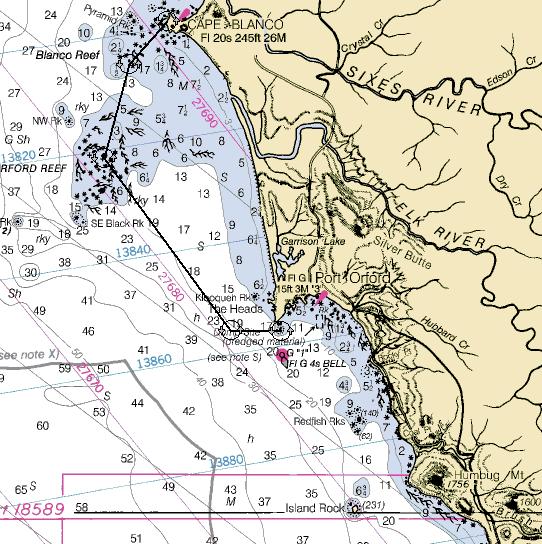2015 Elk River Fall Chinook Ocean Terminal Area Seasons Black Rock Cape Blanco Best Rock Open shoreward of a line drawn from Cape Blanco (42 50 20" N Lat.) to Black Rock (42 49 24" N Lat.