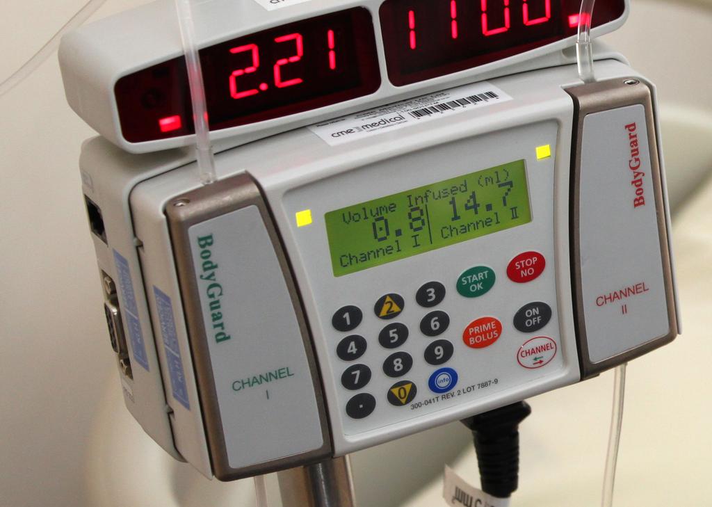 BODYGUARD 2CH TWIN CHANNEL INFUSION PUMP The BodyGuard 2CH Twin Channel Infusion Pump is an ambulatory multi-therapy pump