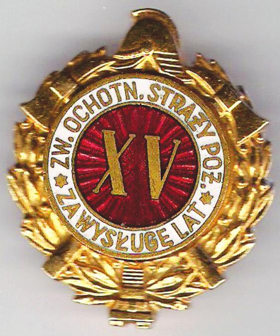 As only service in Poland from 1944 on was counted, the first silver medals were conferred in 1954 and the first gold as late as 1959.