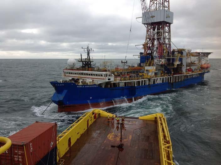 Chukchi Sea - 2012 Drilling operations for the Discoverer began