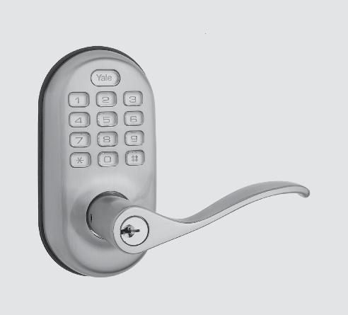 Yale Real Living Keyless Entry Lever Locks Push Button Lever Lock YRL210 Touchscreen Lever Lock YRL220 Yale Real Living Yale Real Living Keyless Entry Lever Locks, the next generation of electronic