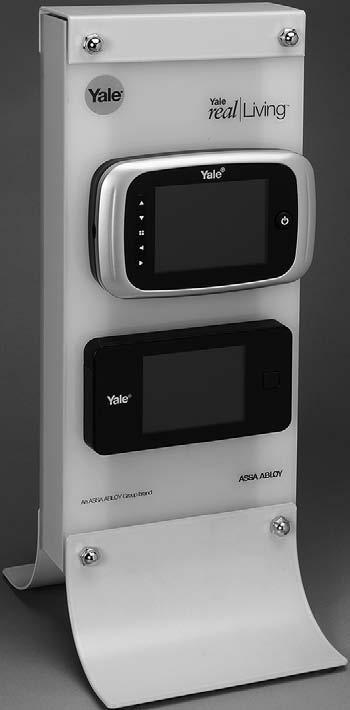 Digital Door Viewer Standard Yale Real Living Features View live video or still images of who is at the door Includes 2 x AA batteries 105 o viewing angle while not suffering from image distortion