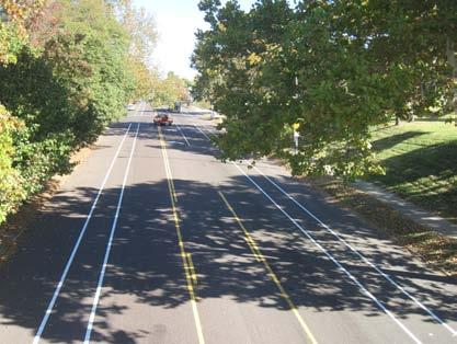 1.5.3.3. Lane Reconfiguration (Road Diet 2) Vehicle Lane Widths Width depends on project. No narrowing may be needed if a lane is removed. Bike Lane Width See bike lane design guidance.
