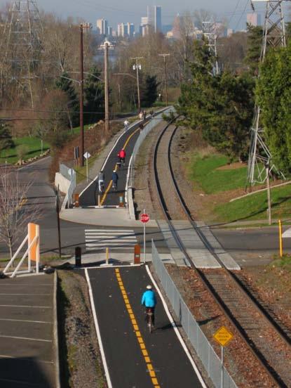 3.1.4. Trail Opportunities 3.1.4.1. Rails-with-Trails Rails-with-Trails projects typically consist of paths adjacent to active railroads.