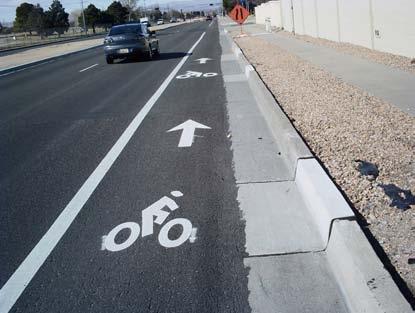 1.5. Bike Lanes Designated exclusively for bicycle travel, bike lanes are separated from vehicle travel lanes with striping and also include pavement stencils.