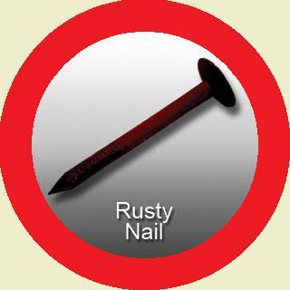 Injection Common accidents include stepping on a nail or being pricked with something sharp