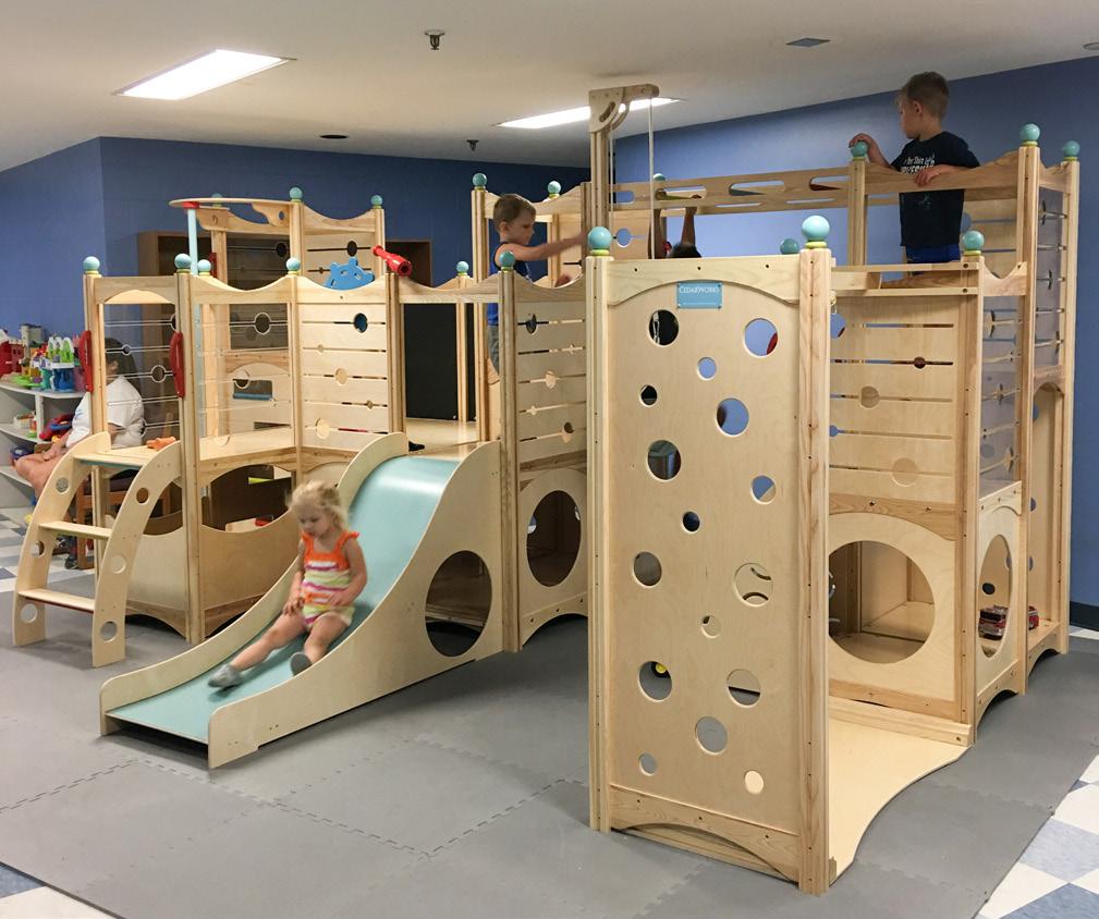 A PLACE TO LEARN AND PLAY CHILD PLAY ZONE A safe environment for your child to play supervised by responsible and caring adults while parents work out. For children 6 weeks up to seven years old.