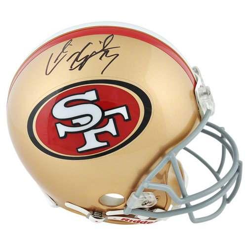 San Francisco 49 ers 1. Autographed Jerry Rice San Francisco 49ers Red Throwback Jersey (BWU03-03) $390.00 2. Autographed Joe Montana NFL Football (BWU03-03) $330.00 3.