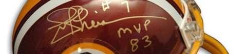 Sammy Baugh Washington Redskins Autographed and framed 16x20 Photo Catching Inscribed "HOF 1963" (BWU03-03) $270.