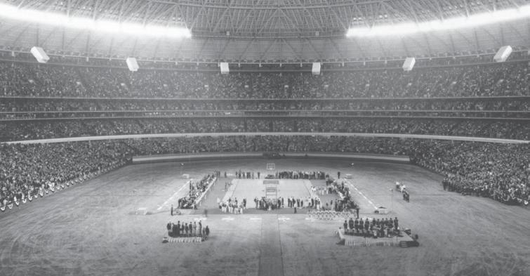 GAME OF THE CENTURY 50th ANNIVERSARY THE HOUSTON ASTRODOME On Jan. 20, 1968, the second-ranked Cougars faced No. 1 UCLA in a regular-season game that grabbed the attention of the entire nation.