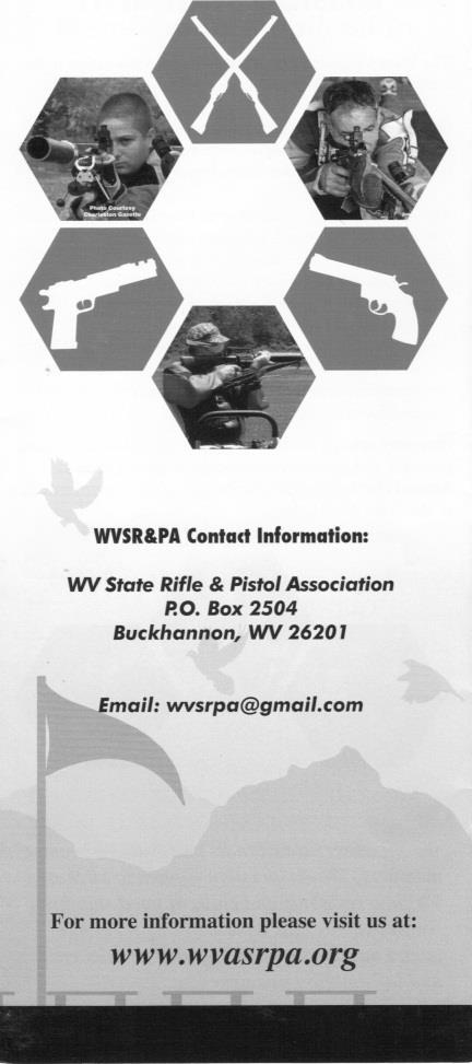 West Virginia Shooting and Hunting News November 2015 -- Page 12 Thanks to the NRA for a recent grant