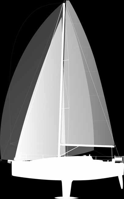 5 m² Asymmetric sail area 100 m² Air draft 16.